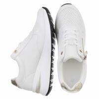 Damen Keilabsatz-Sneakers - white