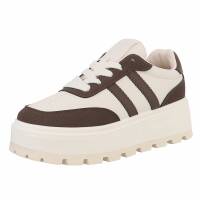 Damen Low-Sneakers - brown