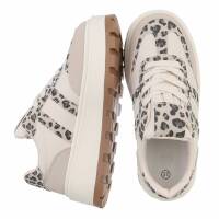 Damen Low-Sneakers - leopard