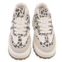 Damen Low-Sneakers - leopard