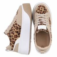 Damen Low-Sneakers - leopard