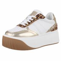 Damen Low-Sneakers - leopard