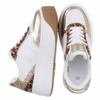 Damen Low-Sneakers - leopard