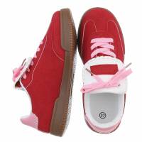 Damen Low-Sneakers - rosered