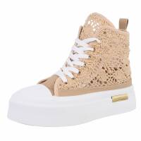 Damen High-Sneakers - khaki