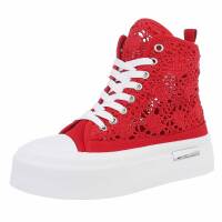 Damen High-Sneakers - red