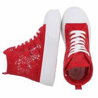 Damen High-Sneakers - red