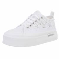 Damen Low-Sneakers - white