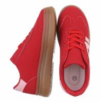 Damen Low-Sneakers - red