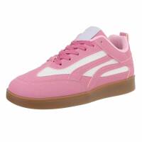 Damen Low-Sneakers - fuchsia