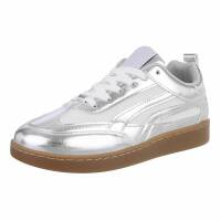 Damen Low-Sneakers - silver