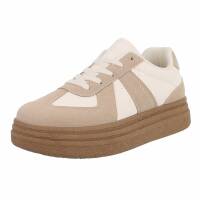 Damen Low-Sneakers - apricot