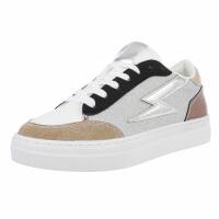 Damen Low-Sneakers - gold