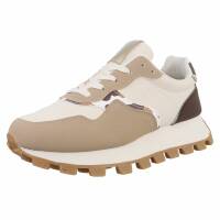 Damen Low-Sneakers - khaki