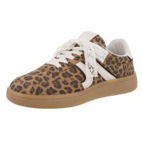 Damen Low-Sneakers - leopard