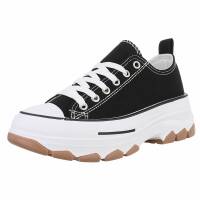 Damen Low-Sneakers - black