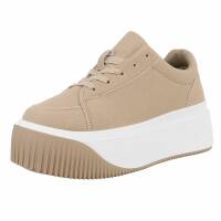 Damen Low-Sneakers - khaki