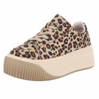 Damen Low-Sneakers - leopard